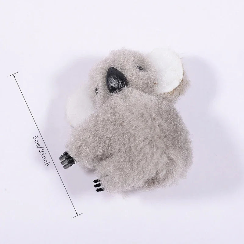 Cute Fluffy Super Plush Koala Bear Hair Clip