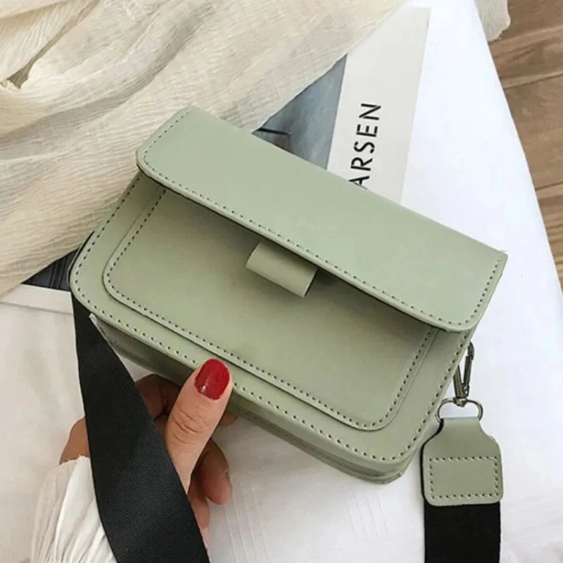 Women’s PU Leather Crossbody Flap Bag