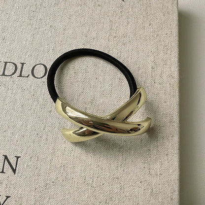 Irregular Golden Metal Hair Band for Women &amp; Girls