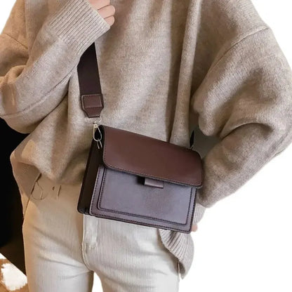 Women’s PU Leather Crossbody Flap Bag