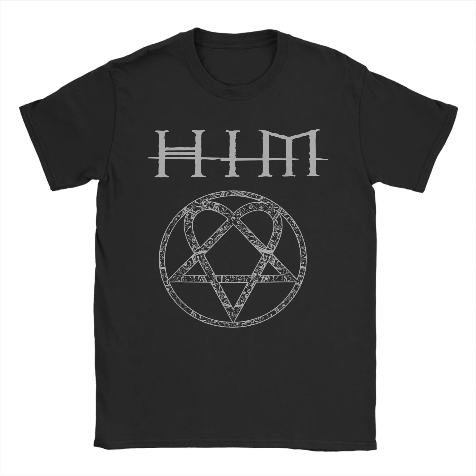 Ville Valo HIM Heartagram Pentagram T-Shirt | Classic Cotton Tee