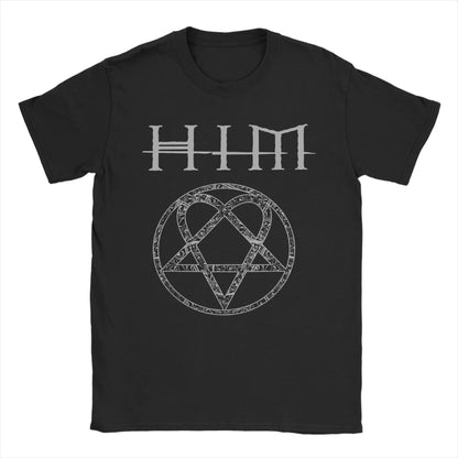Ville Valo HIM Heartagram Pentagram T-Shirt | Classic Cotton Tee