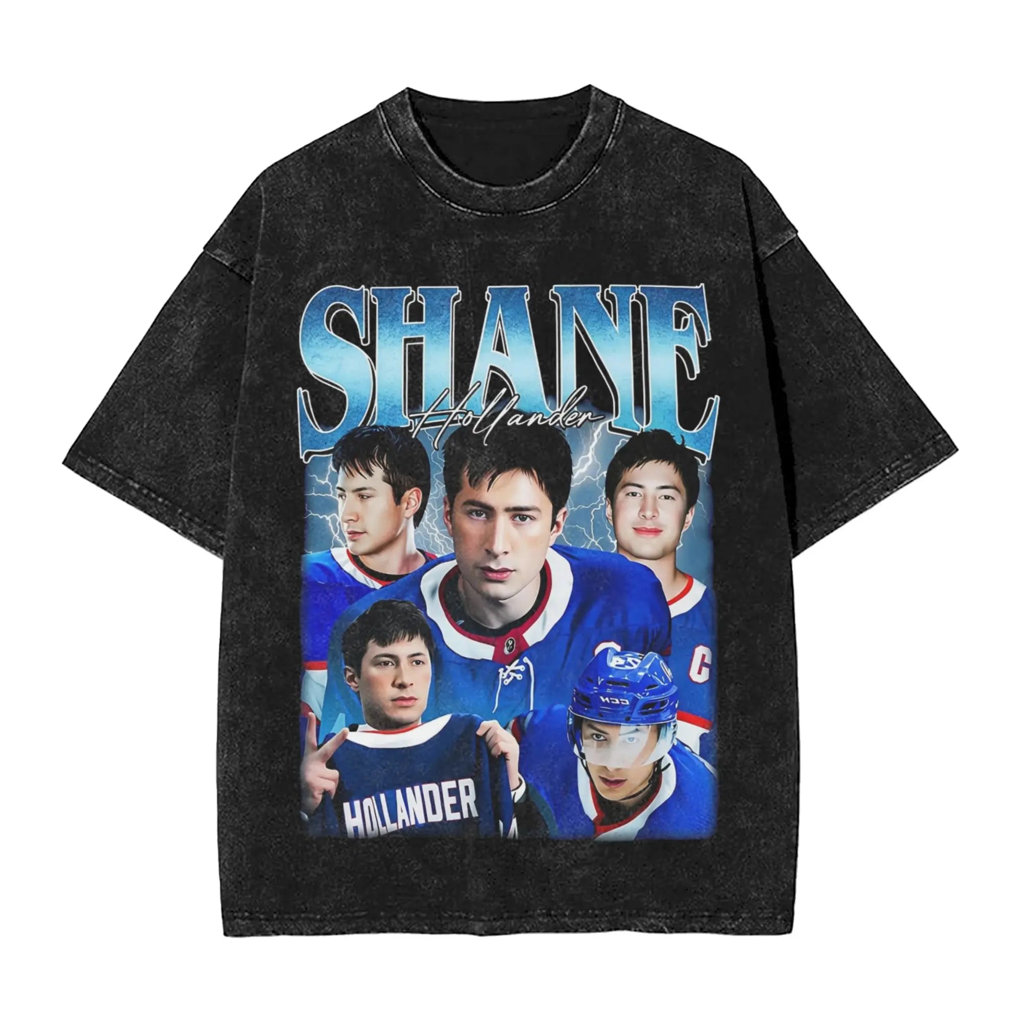 Heated Rivalry Shane Hollander T-Shirt | Washed Cotton Streetwear Graphic Tee