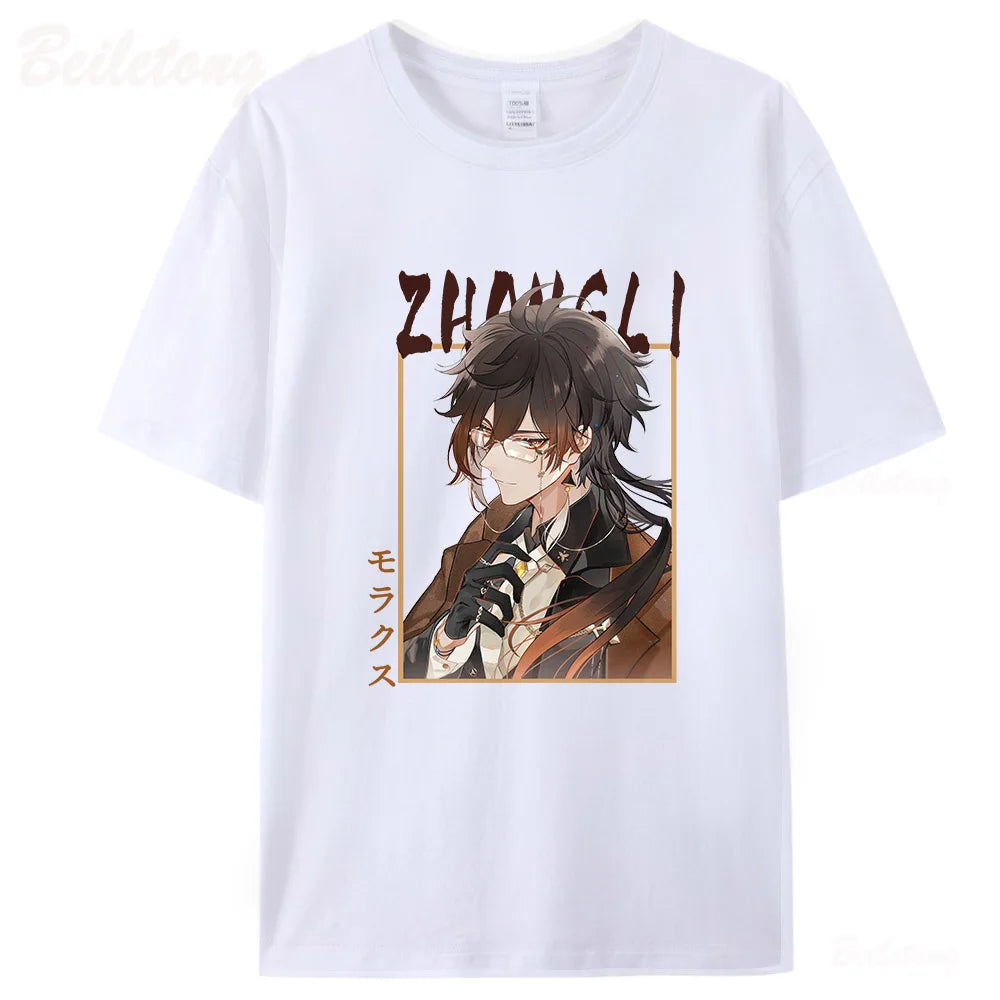 Women’s Genshin Impact Zhong Li T-Shirt | Cartoon Streetwear Tee