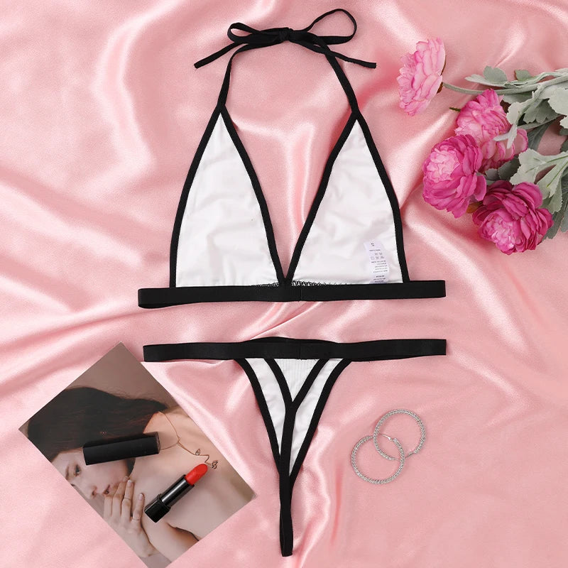 Women’s Micro Bikini Sexy Brazilian Thong Swimwear Set