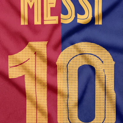 3D Printed Messi No.10 Football Training T-Shirt | Breathable Fan Jersey