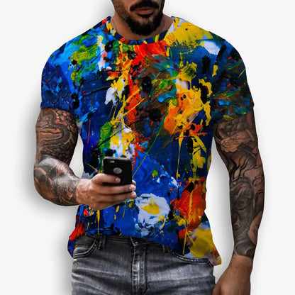 Unisex Graffiti 3D Print T-Shirt