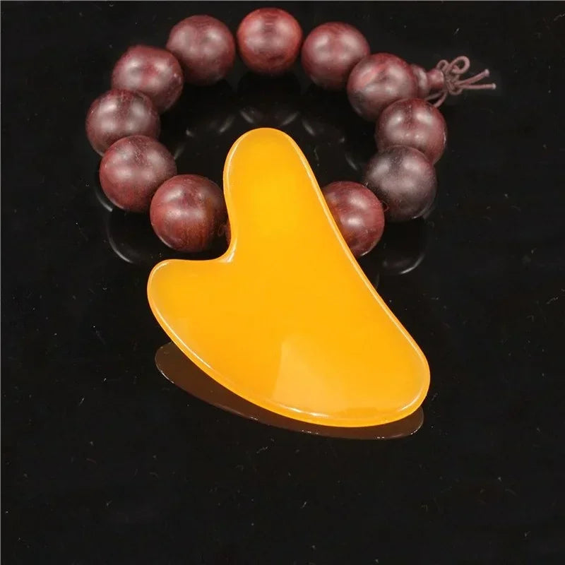 1pc Guasha Beautiful Massage Beeswax Scraping Massage Scraper
