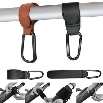 PU Leather Baby Bag Stroller Hook