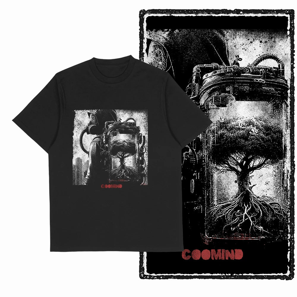 Coolmind Graphic T-Shirt | Big Size Cotton Unisex Tee