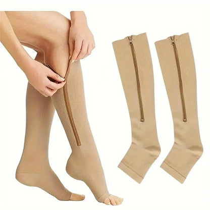 Zipper Compression Socks